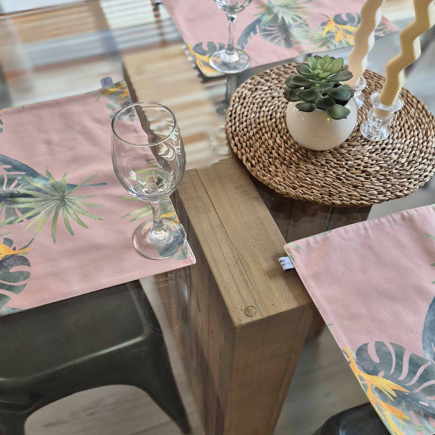 Set 4 Individuales Reversibles y Panera