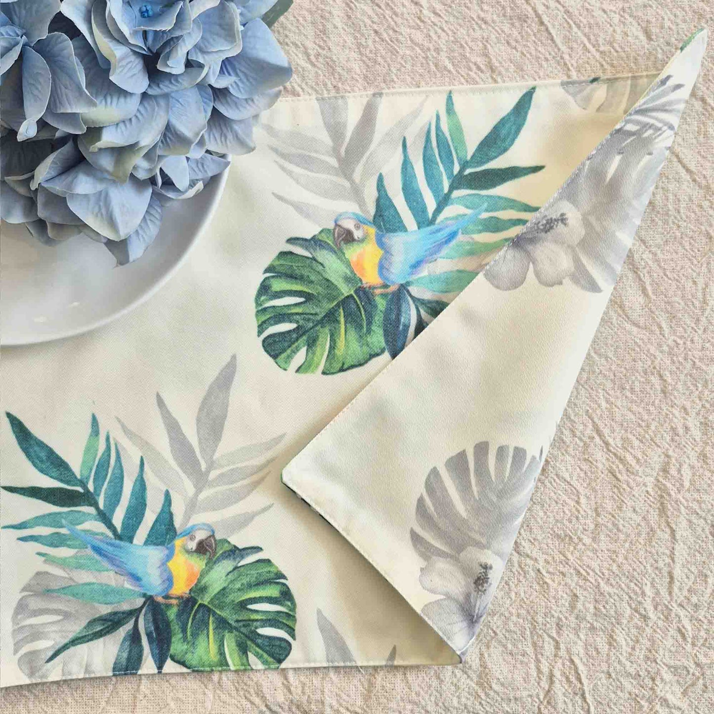 Set 4 Individuales Reversibles Tropical María