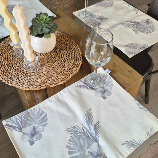 Set 4 Individuales Reversibles Tropical María