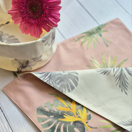 Set 4 Individuales Reversibles y Panera